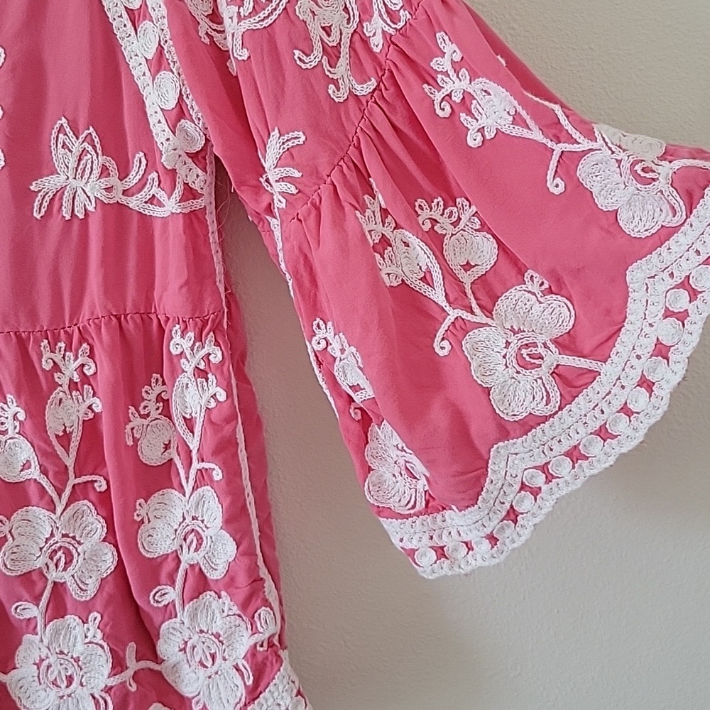 Ana & Rose Pink Embroidered Blouse Size XLP - Picture 3 of 7